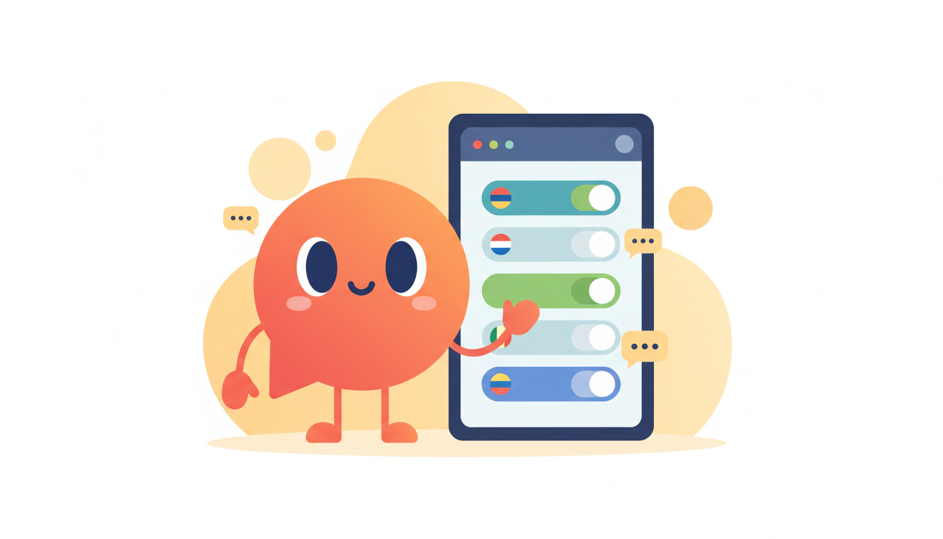 Shopify ストアの言語設定画面で複数の言語を追加する Flowy